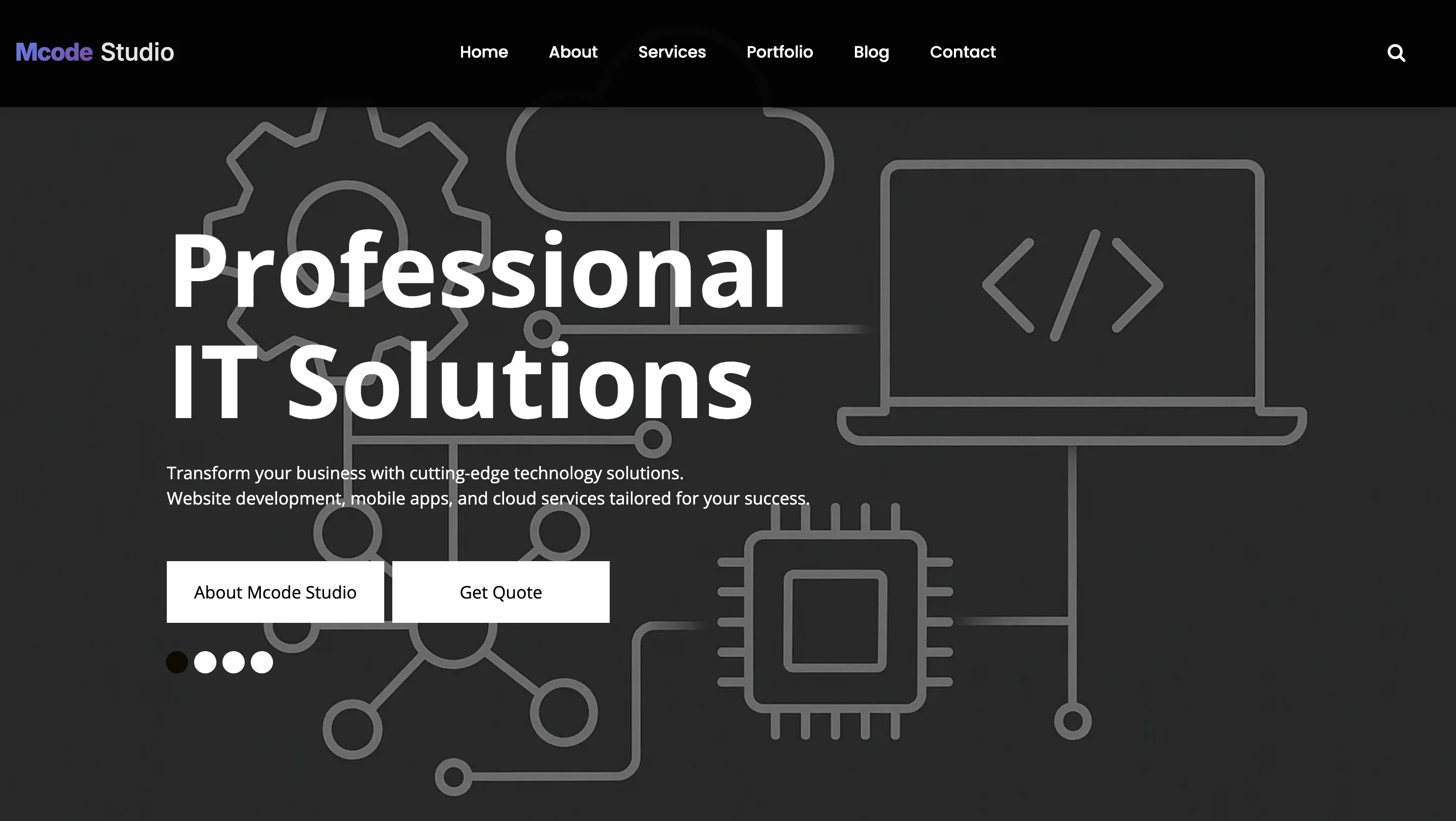 MCode Studio Homepage
